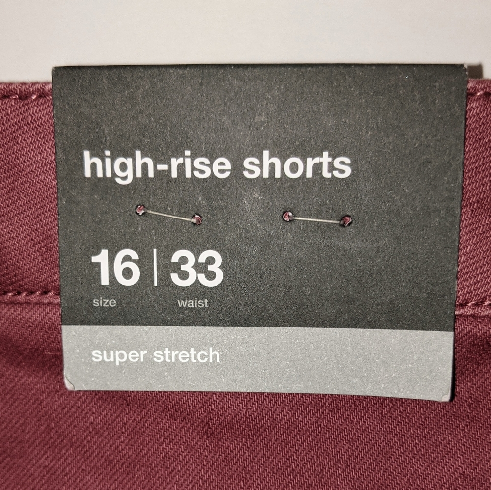 Mossimo High Rise Shorts With Flower Embroidery - Picture 4 of 5